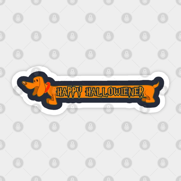 Happy Hallo-wiener Sticker by Blaze_Belushi